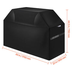 65 inch Grill Cover Heavy Duty BBQ Gas Grill Cover Outdoor Waterproof