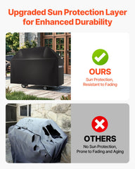 48 inch Grill Cover Heavy Duty BBQ Gas Grill Cover Outdoor Waterproof