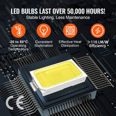Hexagon Garage Lights 66300LM 15 Grids Honeycomb LED Shop Ceiling Light
