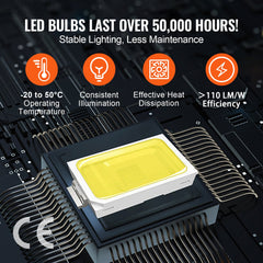 Hexagon Garage Lights 66300LM 15 Grids Honeycomb LED Shop Ceiling Light