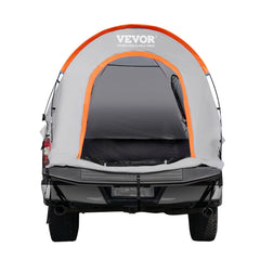 Truck Bed Tent, 5.5'-6' Pickup Truck Tent with Rain Layer and Carry Bag, Waterproof PU2000mm Double Layer Truck Tent for Camping, Accommodate 2-3 Person, for Camping Traveling Outdoor Activities