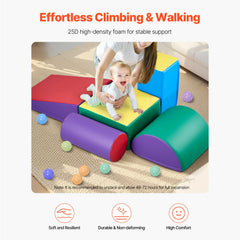 Climbing Toys 5 Piece Foam Climbing Blocks for Toddlers and Preschoolers