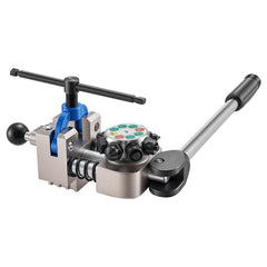 Professional Brake Line Flaring Tool, 45 Degree Double Flare Bubble Flare Tool Kit for 4.76mm, 6.35mm, 7.94mm, 9.52mm Copper Aluminum Thin Steel Tubes