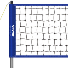 Outdoor Portable Volleyball Net System, Adjustable Height Steel Poles, Professional Volleyball Set with PVC Volleyball, Pump, Carrying Bag, Heavy Duty Volleyball Net for Backyard, Beach, Lawn