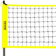 Outdoor Portable Volleyball Net System, Adjustable Height Steel Poles, Professional Volleyball Set with PVC Volleyball, Pump, Carrying Bag, Heavy Duty Volleyball Net for Backyard, Beach, Lawn