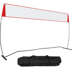 Freestanding Volleyball Training Net for Indoor or Outdoor Use, Adjustable Height Portable Net System with Carrying Bag, Professional Volleyball Practice Trainer for Hitting or Serving Drills