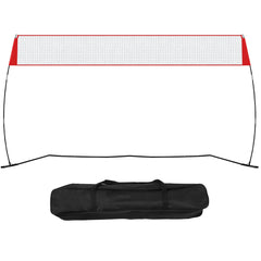 Freestanding Volleyball Training Net for Indoor or Outdoor Use, Adjustable Height Portable Net System with Carrying Bag, Professional Volleyball Practice Trainer for Hitting or Serving Drills