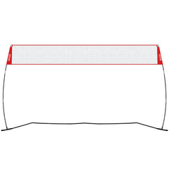 Freestanding Volleyball Training Net for Indoor or Outdoor Use, Adjustable Height Portable Net System with Carrying Bag, Professional Volleyball Practice Trainer for Hitting or Serving Drills