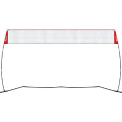 Freestanding Volleyball Training Net for Indoor or Outdoor Use, Adjustable Height Portable Net System with Carrying Bag, Professional Volleyball Practice Trainer for Hitting or Serving Drills