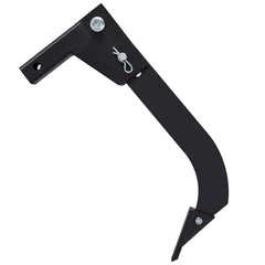 Hitch Mounted Ripper, 40.6cm Shank Length Box Scraper Shank, 4 Hole Site Box Blade for Tractor, 2 Locating Pins Ripper Shank, 2 Plough Tips Box Blade Shank Teeth