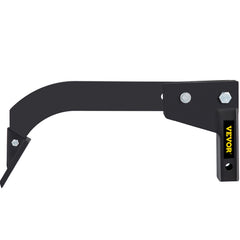 Hitch Mounted Ripper, 40.6cm Shank Length Box Scraper Shank, 4 Hole Site Box Blade for Tractor, 2 Locating Pins Ripper Shank, 2 Plough Tips Box Blade Shank Teeth