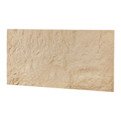 3D Wall Panels, 4 Pack 120 x 60 cm PU Natural Stone Imitation Wall Art Tiles, 2.97 m² Coverage Accent Wall Panel, Interior Home Decor for Ceiling, Bedroom, Living & Gaming Room, Stone Yellow