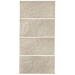 3D Wall Panels, 4 Pack 120 x 60 cm PU Natural Stone Imitation Wall Art Tiles, 2.97 m² Coverage Accent Wall Panel, Interior Home Decor for Ceiling, Bedroom, Living & Gaming Room, Stone Yellow