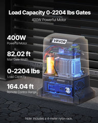 400W Electric Sliding Gate Opener 1000kg Chain Drive Infrared Sensor