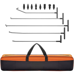 Rods Dent Puller Stainless Steel Paintless Repair Kits Hail Removal 13 PCS