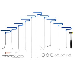 Rods Dent Puller Stainless Steel Paintless Repair Kits Hail Removal 20PCS