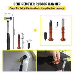 Rods Dent Puller Stainless Steel Paintless Repair Kits Hail Removal 20PCS