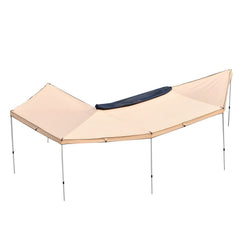 270 Degree Awning, 12.4 ㎡ Driver Side Vehicle Awning, Waterproof UV50+ Car Side Awnings with Carry Bag, All-Weather Free-Standing Overland Awnings Car Shelter for SUV Van Truck Camping