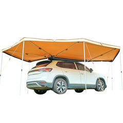 270 Degree Awning, 12.4 ㎡ Driver Side Vehicle Awning, Waterproof UV50+ Car Side Awnings with Carry Bag, All-Weather Free-Standing Overland Awnings Car Shelter for SUV Van Truck Camping