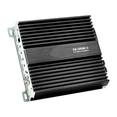 Monoblock Car Amplifier, 1200W RMS MAX, 1/2/4 Ohm Stable, 1-Channel Class D Car Audio Amplifier with Remote Subwoofer Level Control, Low Pass Filter, Bass Boost & Phase Shift, Volume Controller
