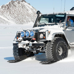 2PCS Traction Boards with PP for Mud Snow Sand Storage Bag Short Black