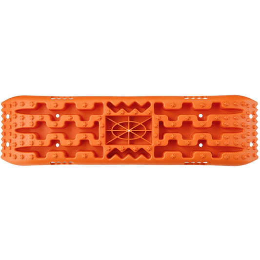 10 TON Traction Boards with PP Material, Recovery Boards for Off-road Vehicles/Cars/Pickups/SUVs/RVs, Pair Tire Traction Mats on Snow, Sand, Mud and Loose Terrain, Storage Bag, Long, Orange