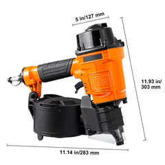 MCN55 Coil Siding Nailer 27mm to 57mm 15 Degree Pneumatic Nail Gun