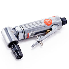 Air Angle Die Grinder, 1/4" Right Angle Die Grinder (20000RPM), Heavy Duty 90-Degree Angled Air Powered, 24PCS Discs for Grinding, Polishing, Deburring, Rust Removal