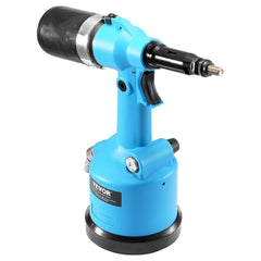 Pneumatic Air Riveter Heavy Duty Rivet Gun Tool Kit 13 Size Nose Pieces