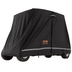 4 Passenger Golf Cart Cover 600D Polyester Waterproof Cover Universal Fits