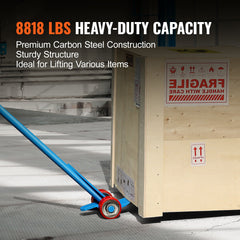 Pallet Buster, 152.4 cm Handle, 4 ton Weight Capacity, Q235 Carbon Steel, Heavy Duty Deck Wrecker Demolition Wood Pallet Tool Breaker Pry Bar Puller for Efficient and Effortless Board Removal