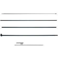 Feather Flag Pole Kit, Swooper Flag Pole Set 16.3 ft, Sign Flag Poles for Business Advertising Flags Outdoor, with A Ground Stake and Carrying Bag (Flag Not Included)
