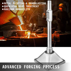 Jack Hammer 1-1/8 Tamper Shank, Dirt Tamper 6x6 Compactor Plate with Electric Chisel Dirt Compactor, Demolition Jackhammer Bits Solid Compactor Breaker Hammer Concrete Tamper Asphalt Tools