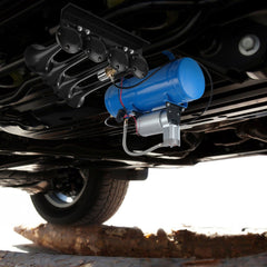 Train Horns Kit, 4 Trumpet Air Horn Kit, 150dB Train Horns for Pickup Trucks, 12V 120 psi Air Compressor 1.6 Gal/6 L Tank with Gauge for Any 12V Vehicle Car Truck Train Van Boat