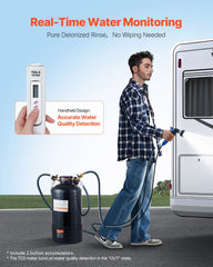 Spotless Deionized Water System Car Wash System with Handheld TDS Meter