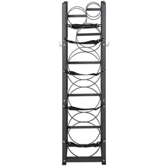 Refrigerant Tank Rack, with 3 x 30lbs and Other 3 Small Bottle Tanks, Cylinder Tank Rack 12.79x12.99x47.12 in, Refrigerant Cylinder Rack and Holders for Freon, Gases, Oxygen, Nitrogen
