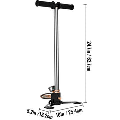 High Pressure Hand Pump 3 Stage up to 4500 psi PCP Pump Safe and Convenient Airgun PCP Pump High Pressure Hand Pump for High Pressure Tires and Pre-Charged Pneumatic Airguns