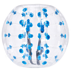 Inflatable Bumper Ball 1-Pack, 4FT/1.2M Body Sumo Zorb Balls for Teen & Adult, 0.8mm Thick PVC Human Hamster Bubble Balls for Outdoor Team Gaming Play, Bumper Bopper Toys for Garden, Yard, Park