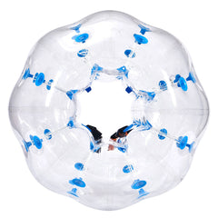 Inflatable Bumper Ball 1-Pack, 4FT/1.2M Body Sumo Zorb Balls for Teen & Adult, 0.8mm Thick PVC Human Hamster Bubble Balls for Outdoor Team Gaming Play, Bumper Bopper Toys for Garden, Yard, Park