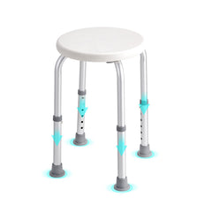 Shower Chair for Inside Shower, Adjustable Height Shower Stool, Non-Slip Bench Bathtub Seat Stool for Elderly Disabled Adults Handicap, 300 lbs Capacity