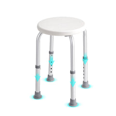 Shower Chair for Inside Shower, Adjustable Height Shower Stool, Non-Slip Bench Bathtub Seat Stool for Elderly Disabled Adults Handicap, 300 lbs Capacity
