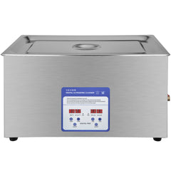 Digital Ultrasonic Cleaner 30L Ultrasonic Cleaning Machine 40kHz Sonic Cleaner Machine 316 & 304 Stainless Steel Ultrasonic Cleaner Machine with Heater & Timer for Cleaning Jewelry Glasses Watch