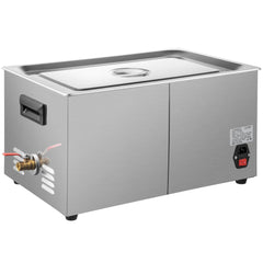Digital Ultrasonic Cleaner 30L Ultrasonic Cleaning Machine 40kHz Sonic Cleaner Machine 316 & 304 Stainless Steel Ultrasonic Cleaner Machine with Heater & Timer for Cleaning Jewelry Glasses Watch