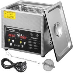 Digital Ultrasonic Cleaner 3L Ultrasonic Cleaning Machine 220V 50kHz Sonic Cleaner Machine 304 Stainless Steel Ultrasonic Cleaner Machine with Heater and Timer for Cleaning Jewelry Glasses Watch