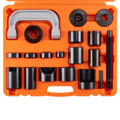 Ball Joint Press Kit, 21 pcs Tool Kit, C-press Ball joint Remove and Install Tools, for Most 2WD and 4WD Cars, Heavy Duty Ball Joint Repair Kit for Automotive Repairing