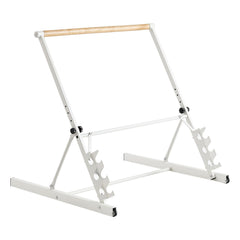 Ballet Barre, Freestanding Portable Barre Bar, Home Fitness Exercise Equipment for Abs, Arms, Strength, and Cardio, Easy to Store Foldable Stretching Dance Bars, 4 Level Height Adjustable