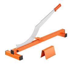 304.8mm Vinyl Floor Cutter, 10mm Thick Laminate Flooring Cutter with Cutting Angle Guide, Rubber Handle, Honing Stone, D2 Steel Blade for Cutting Laminate, Vinyl, Home Renovation