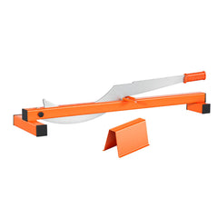 304.8mm Vinyl Floor Cutter, 10mm Thick Laminate Flooring Cutter with Cutting Angle Guide, Rubber Handle, Honing Stone, D2 Steel Blade for Cutting Laminate, Vinyl, Home Renovation