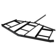 Driveway Drag, 84" Width Tow Behind Drag Harrow, Q235 Steel Driveway Grader with Adjustable Bars, Support up to 50 lbs, Driveway Tractor Harrow for ATVs, UTVs, Garden Lawn Tractors