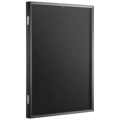 2PCs Jersey Display Frame Case, 590 x 790 x 40 mm, Large Lockable Sport Jersey Shadow Box with 98% UV Protection PC Glass and Hangers, for Baseball Basketball Football Hockey Shirt and Uniform